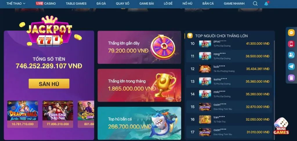 Sự kiện đặc biệt trên ứng dụng